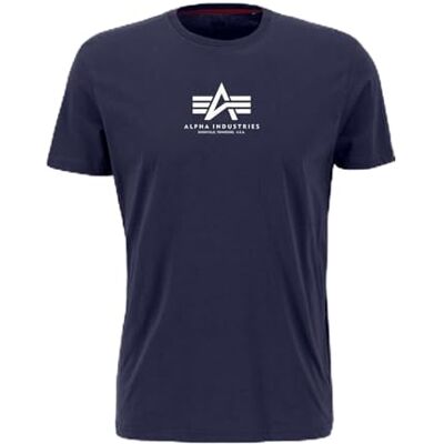 Alpha T-shirt basique T Ml pour homme, Bleu marine., S Alpha T-shirt basique T Ml pour homme, Bleu marine., S