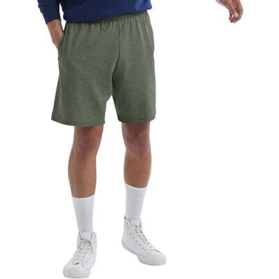Hanes Jersey with Pockets주머니가 있는 저지 반바지带 针织短裤平紋針織短褲,附口袋قميص قصير مع جيوبjersey Short Mit Taschen Homme, Camouflage/Vert, 3XL Hanes Jersey with Pockets주머니가 있는 저지 반바지带 针织短裤平紋針織短褲,附口袋قميص قصير مع جيوبjersey Short Mit Taschen Homme, Camouflage/Vert, 3XL