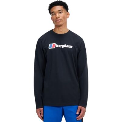Berghaus Big Logo T-shirt 100% Cotton T-shirt à manches longues Homme (lot de 1) Berghaus Big Logo T-shirt 100% Cotton T-shirt à manches longues Homme (lot de 1)