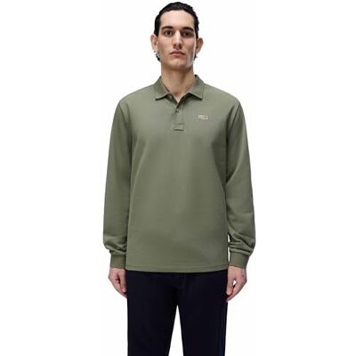 Napapijri Eruggy 4 Ls Green Lichen Polo Shirt Homme Napapijri Eruggy 4 Ls Green Lichen Polo Shirt Homme
