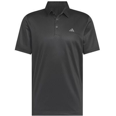 adidas Homme MENS CORE ALLOVER PRINT POLO SHIRT, carbon/black, S adidas Homme MENS CORE ALLOVER PRINT POLO SHIRT, carbon/black, S