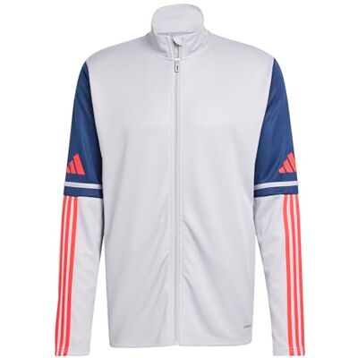 adidas Homme SQUADRA25 TRAINING JACKET, Glory Grey/Team Navy Blue 2 / Pure Ruby, XXL adidas Homme SQUADRA25 TRAINING JACKET, Glory Grey/Team Navy Blue 2 / Pure Ruby, XXL