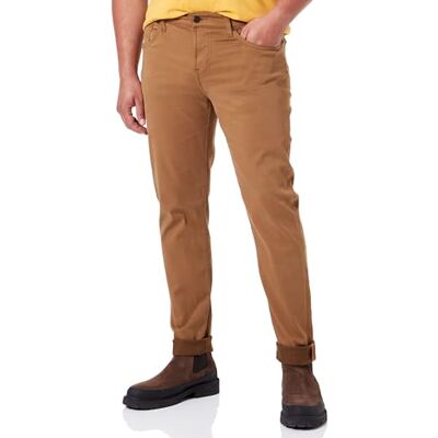7 For All Mankind Slimmy Tapered Luxe Performance Plus Pantalon Color Terra, marron, 34 7 For All Mankind Slimmy Tapered Luxe Performance Plus Pantalon Color Terra, marron, 34
