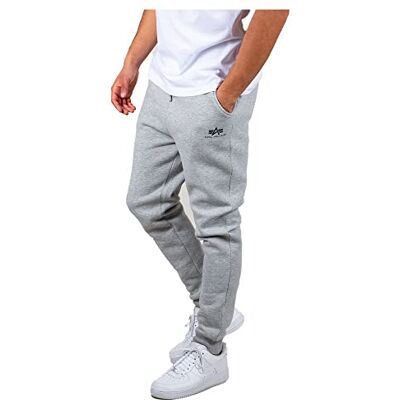 Alpha Pantalon de loisirs pour homme avec logo Small, gris, 3XL Alpha Pantalon de loisirs pour homme avec logo Small, gris, 3XL