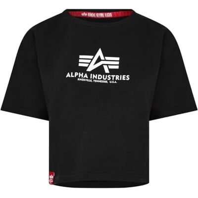 Alpha Basic Boxy T WMN Sweat-Shirt À Capuche Sport Femme, Noir, S Alpha Basic Boxy T WMN Sweat-Shirt À Capuche Sport Femme, Noir, S