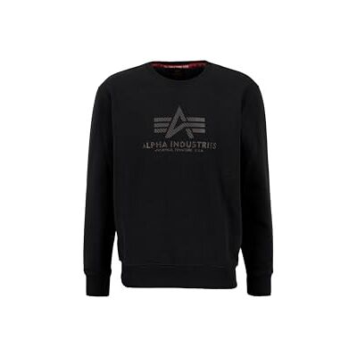 Alpha Sweat-shirt basique en carbone pour homme, noir/noir, 3XL Alpha Sweat-shirt basique en carbone pour homme, noir/noir, 3XL