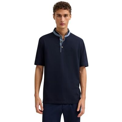bugatti Polo à manches courtes pour homme 8150-15003e Coupe moderne en pur coton bugatti Polo à manches courtes pour homme 8150-15003e Coupe moderne en pur coton