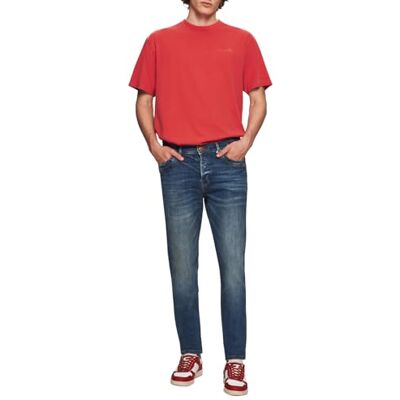 LTB Jeans Servando 600 Tapered Mid Rise Basic-5 poches Medium Wash Bleu en mélange de coton Taille W28L36, bleu, 28W / 36L LTB Jeans Servando 600 Tapered Mid Rise Basic-5 poches Medium Wash Bleu en mélange de coton Taille W28L36, bleu, 28W / 36L