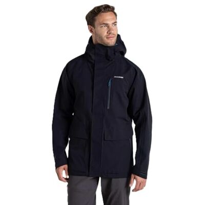 Craghoppers Veste Lorton pour homme, coupe-vent et imperméable, extensible et isolante – Parfaite pour l'extérieur, la marche, la randonnée et le camping Craghoppers Veste Lorton pour homme, coupe-vent et imperméable, extensible et isolante – Parfaite pour l'extérieur, la marche, la randonnée et le camping