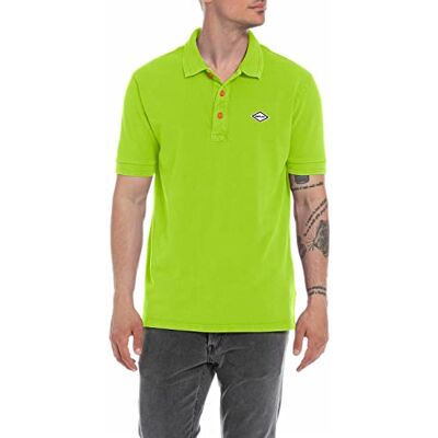 Replay Polo pour homme, Vert citron 732, XS Replay Polo pour homme, Vert citron 732, XS