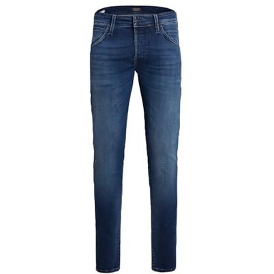 JACK & JONES Pantalons pour hommes, bleu denim, 28W / 32L JACK & JONES Pantalons pour hommes, bleu denim, 28W / 32L