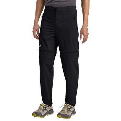 Pantalon zip-off Jack Wolfskin Hikeout - Randonnée - noir Pantalon zip-off Jack Wolfskin Hikeout - Randonnée - noir
