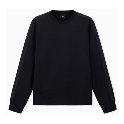Giorgio Armani Exchange Essential, Striped, Long Sleeve, Col rond, Maillot de costume, Noir, Taille L Homme, Noir, L Giorgio Armani Exchange Essential, Striped, Long Sleeve, Col rond, Maillot de costume, Noir, Taille L Homme, Noir, L