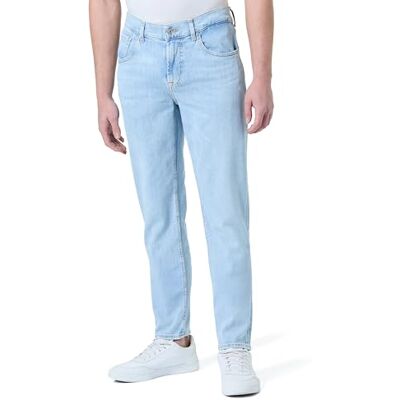 7 For All Mankind Jean slim fuselé Studio Blue pour homme, bleu clair, 28W 7 For All Mankind Jean slim fuselé Studio Blue pour homme, bleu clair, 28W