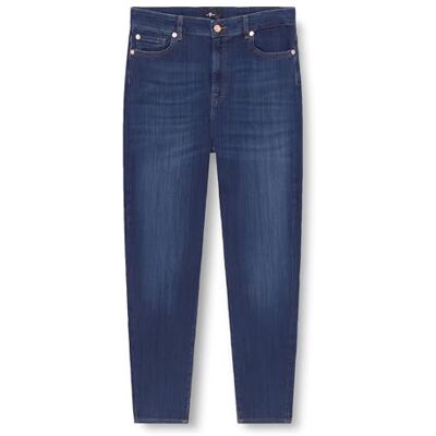 7 For All Mankind Aubrey Slim Illusion Luxe Starlight Dark Blue, bleu foncé, 25W 7 For All Mankind Aubrey Slim Illusion Luxe Starlight Dark Blue, bleu foncé, 25W