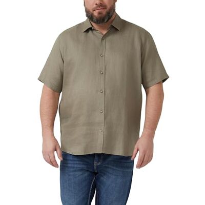 s.Oliver 2180514 Chemise en lin à manches courtes, coupe droite Homme s.Oliver 2180514 Chemise en lin à manches courtes, coupe droite Homme