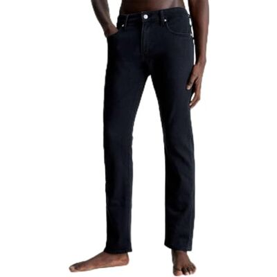 Calvin Homme Pantalons SLIM, Denim Black noir, 34W / 30L Calvin Homme Pantalons SLIM, Denim Black noir, 34W / 30L