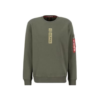 Alpha Sweat-shirt Rp pour homme, Vert olive foncé, XL Alpha Sweat-shirt Rp pour homme, Vert olive foncé, XL