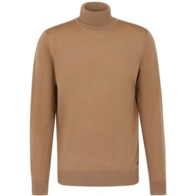bugatti Pull à col roulé pour homme, marron, M bugatti Pull à col roulé pour homme, marron, M
