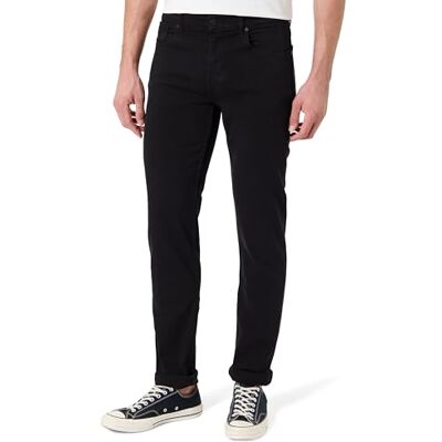 7 For All Mankind Slimmy Luxe Performance Plus Black Jeans Homme, Noir, 28W / 30L 7 For All Mankind Slimmy Luxe Performance Plus Black Jeans Homme, Noir, 28W / 30L