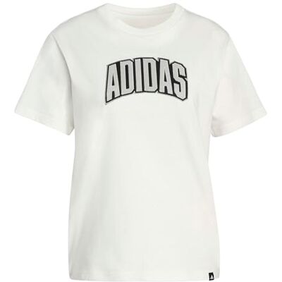 adidas dam COLLEGIATE GRAPHIC T-SHIRT, off white, XS adidas dam COLLEGIATE GRAPHIC T-SHIRT, off white, XS