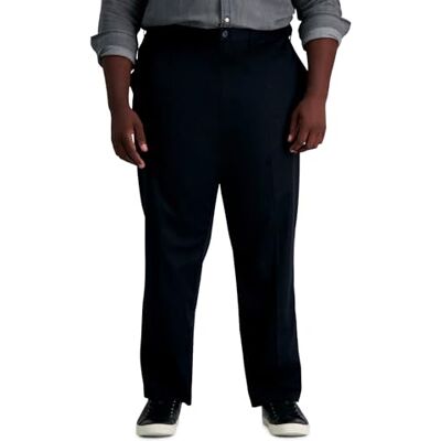 Haggar Premium No Iron Khaki Classic Fit Flat Front Casual Pant (Regular And Big & Tall Sizes) Pantalon décontracté Homme (lot de 1) Haggar Premium No Iron Khaki Classic Fit Flat Front Casual Pant (Regular And Big & Tall Sizes) Pantalon décontracté Homme (lot de 1)