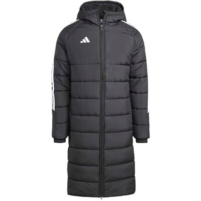 adidas Homme Tiro24 Long Coat Coat, black/white, 3XL adidas Homme Tiro24 Long Coat Coat, black/white, 3XL
