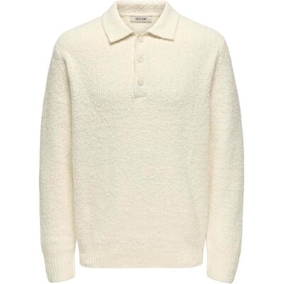 Only & Sons Onsdale Life Rlx Ls Polo Knit Onsdale Life Rlx LS Polo en tricot Homme (lot de 1) Only & Sons Onsdale Life Rlx Ls Polo Knit Onsdale Life Rlx LS Polo en tricot Homme (lot de 1)