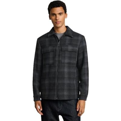 TOM TAILOR Denim 1052259 Survêtement pour homme aspect laine (1 pièce), 40625 Black Grey Wool Check, XXL TOM TAILOR Denim 1052259 Survêtement pour homme aspect laine (1 pièce), 40625 Black Grey Wool Check, XXL