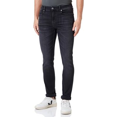 7 For All Mankind Jean pour homme, Noir, 30 7 For All Mankind Jean pour homme, Noir, 30