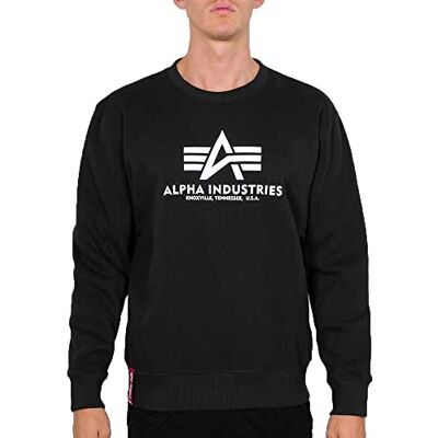Alpha Basic Sweat-Shirt À Capuche Sport, Opaque Homme, Noir, XXS Alpha Basic Sweat-Shirt À Capuche Sport, Opaque Homme, Noir, XXS