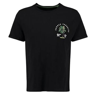 KEY LARGO KEYLARGO MT KLSAN Diego T-shirt rond ample pour homme, Noir (1100), M KEY LARGO KEYLARGO MT KLSAN Diego T-shirt rond ample pour homme, Noir (1100), M