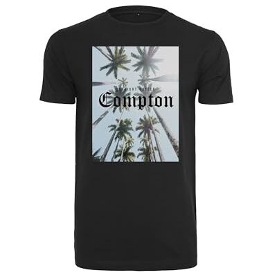 Compton Palms Tee T-shirt pour homme avec impression photo pour homme T-shirt graphique Streetwear, Noir, S Compton Palms Tee T-shirt pour homme avec impression photo pour homme T-shirt graphique Streetwear, Noir, S