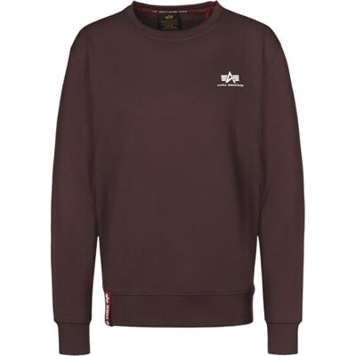Alpha Sweat-shirt basique pour homme avec petit logo (1 pièce), Marron chasseur, XL Alpha Sweat-shirt basique pour homme avec petit logo (1 pièce), Marron chasseur, XL