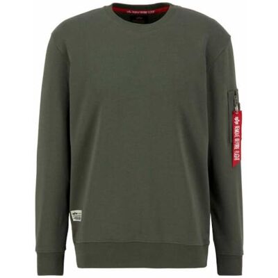 Alpha USN Blood Chit Pull Pull Homme, 142-Vert olive foncé, XL Alpha USN Blood Chit Pull Pull Homme, 142-Vert olive foncé, XL
