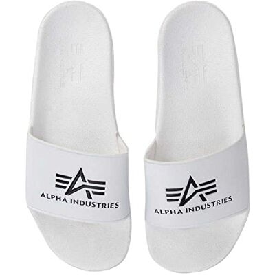 Alpha Slider T-Shirt Unisexe-Adulte, Blanc, 38 Alpha Slider T-Shirt Unisexe-Adulte, Blanc, 38