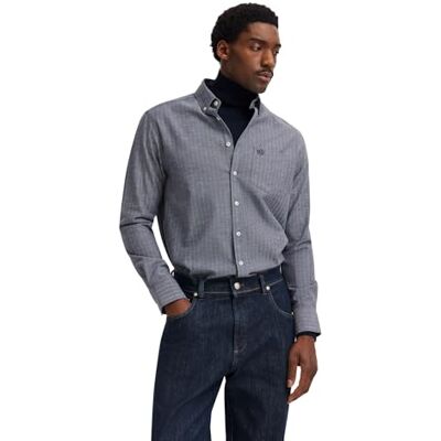bugatti 9350-88300d Chemise, Bleu Marine (390), L Hommes, Bleu Marine (390), L bugatti 9350-88300d Chemise, Bleu Marine (390), L Hommes, Bleu Marine (390), L