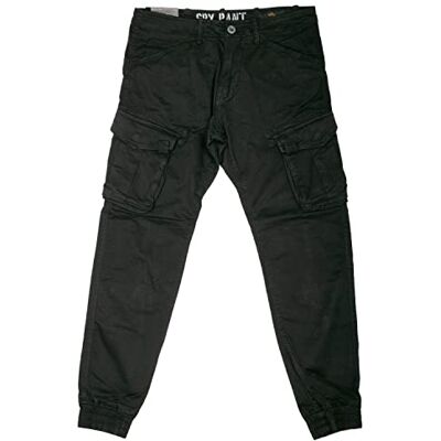 Alpha Indutries Spy Pantalon de Loisirs pour Homme, Noir, 38 Alpha Indutries Spy Pantalon de Loisirs pour Homme, Noir, 38