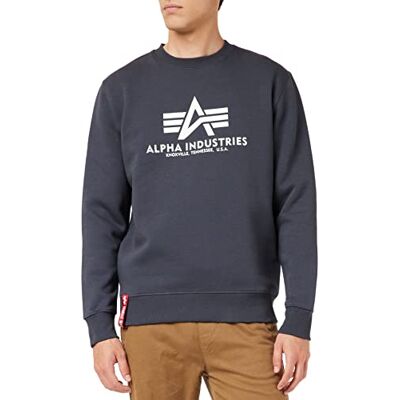 Alpha Basic Sweater Sweat pour homme, bleu marine, XS Alpha Basic Sweater Sweat pour homme, bleu marine, XS