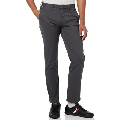 Tommy Hilfiger Pantalons tissés Homme, Gris (Dark Ash), 38W / 34L Tommy Hilfiger Pantalons tissés Homme, Gris (Dark Ash), 38W / 34L