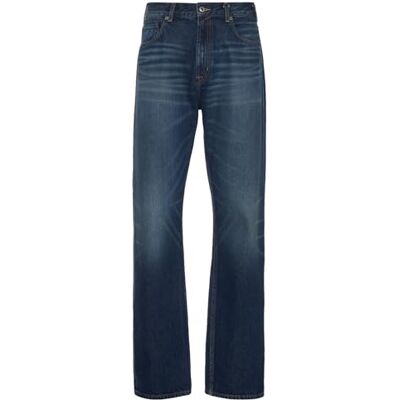 7 For All Mankind Coupe droite et moderne, Bleu moyen., 31W 7 For All Mankind Coupe droite et moderne, Bleu moyen., 31W