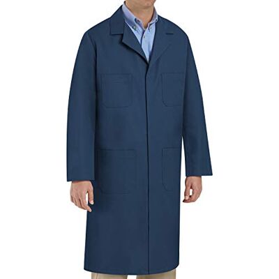Red Kap Men's Shop Coat, Navy, 44 Red Kap Men's Shop Coat, Navy, 44