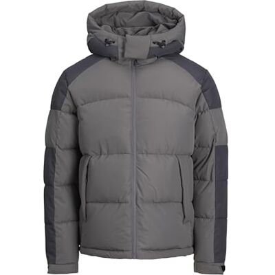 JACK & JONES Jcoaero Puffer SN Veste d'extérieur matelassée pour homme Regular Fit, Effet colour block, Manches longues, Longueur regular, Outdoor, Température maximale 40°C programme doux JACK & JONES Jcoaero Puffer SN Veste d'extérieur matelassée pour homme Regular Fit, Effet colour block, Manches longues, Longueur regular, Outdoor, Température maximale 40°C programme doux