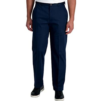 Haggar Premium No Iron Khaki Classic Fit Flat Front Casual Pant (Regular And Big & Tall Sizes) Pantalon décontracté Homme Haggar Premium No Iron Khaki Classic Fit Flat Front Casual Pant (Regular And Big & Tall Sizes) Pantalon décontracté Homme