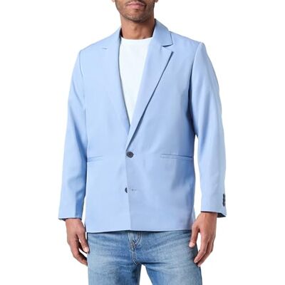 JACK & JONES Jprcarter Relaxed Blazer Lot de 1 veste de costume pour homme, Bleu Ashley. Coupe : coupe décontractée, 50 JACK & JONES Jprcarter Relaxed Blazer Lot de 1 veste de costume pour homme, Bleu Ashley. Coupe : coupe décontractée, 50