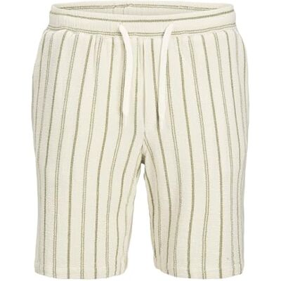 JACK & JONES Jpstjaiden Coba Stripe Jog Short Srt Sn, Vert cèdre, XS JACK & JONES Jpstjaiden Coba Stripe Jog Short Srt Sn, Vert cèdre, XS