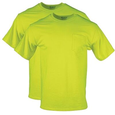 Gildan Dryblend Lot de 2 t-shirts de travail avec poche T-shirt Homme Gildan Dryblend Lot de 2 t-shirts de travail avec poche T-shirt Homme