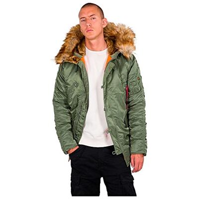Alpha Jacket Homme, Vert (Sage-green 01), XXL Alpha Jacket Homme, Vert (Sage-green 01), XXL