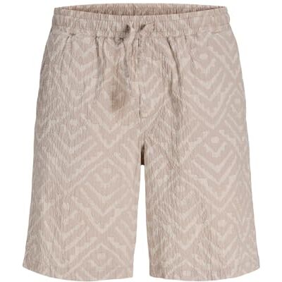 JACK & JONES Jpstjaiden Milo Seersucker Short SRT pour homme, Moonbeam, L, Moonbeam., L JACK & JONES Jpstjaiden Milo Seersucker Short SRT pour homme, Moonbeam, L, Moonbeam., L