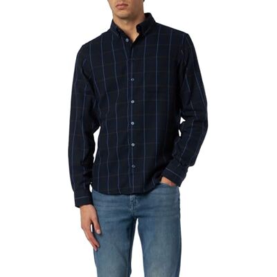 CASUAL FRIDAY Cfanton Ls Bd Chemise à carreaux pour homme, 194013/bleu marine foncé, M CASUAL FRIDAY Cfanton Ls Bd Chemise à carreaux pour homme, 194013/bleu marine foncé, M